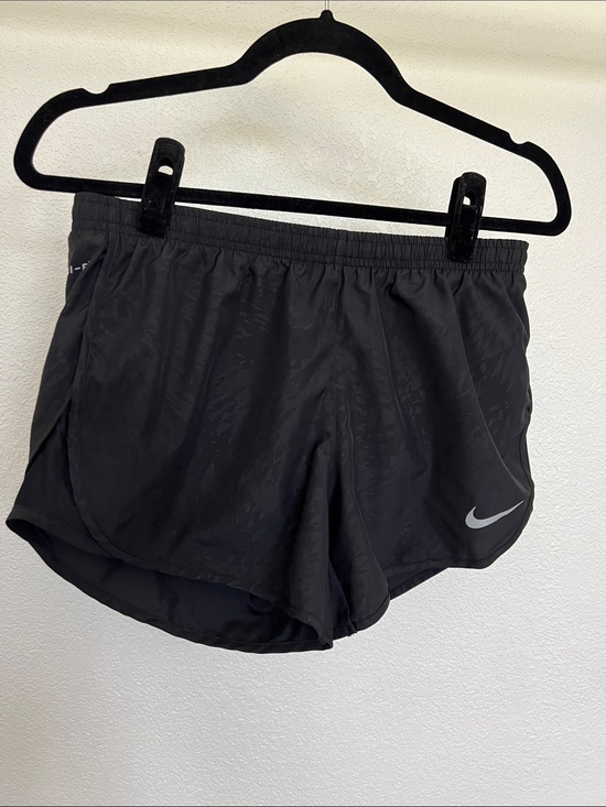 Nike Pants - Nike Women's Black Running Shorts with White Swoosh Accent